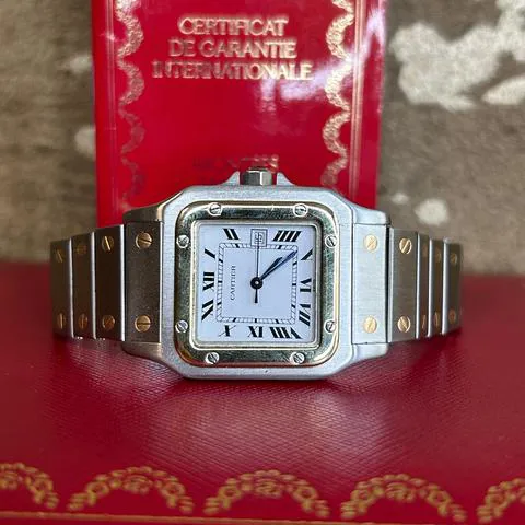 Cartier Santos 2961 29mm Gold/steel White
