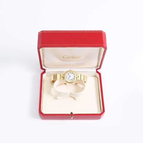 Cartier Santos 8191 27.5mm Yellow gold White 8