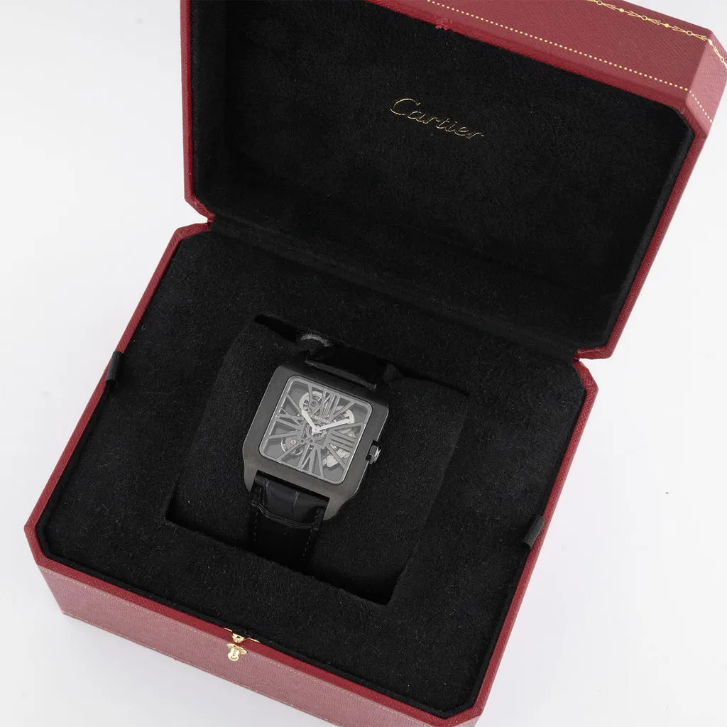 Cartier Santos Dumont W2020052 47.5mm Titanium Transparent 3