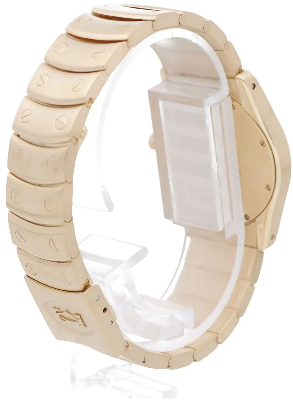 Cartier Santos Ronde 15411 33mm Yellow gold Weiß 4