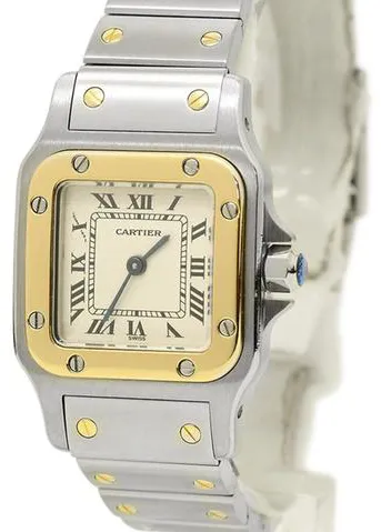 Cartier Santos W20012C4 24mm Yellow gold and Stainless steel White 14