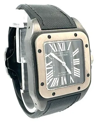 Cartier Santos W2020010 38mm Stainless steel Black 8