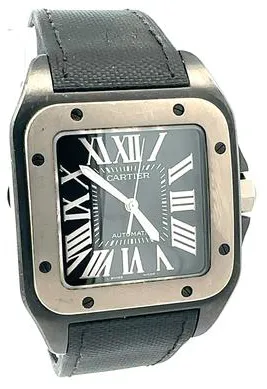 Cartier Santos W2020010 38mm Stainless steel Black 6