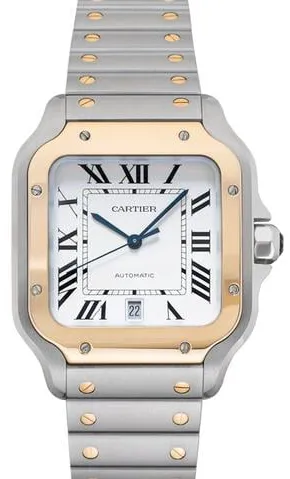 Cartier Santos W2SA0009 847.5mm Stainless steel Silver