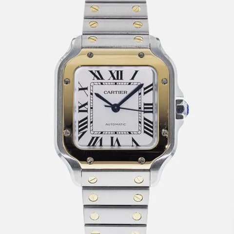 Cartier Santos W2SA0016 35mm Yellow gold and Stainless steel Silver