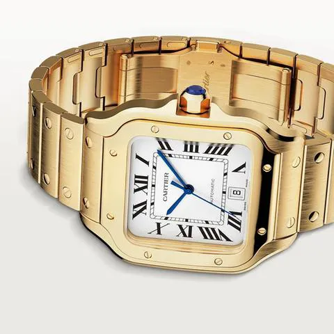 Cartier Santos WGSA0029 40mm Yellow gold Silver