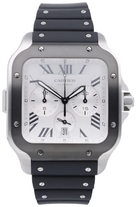 Cartier Santos WSSA0017 nullmm Stainless steel Silver