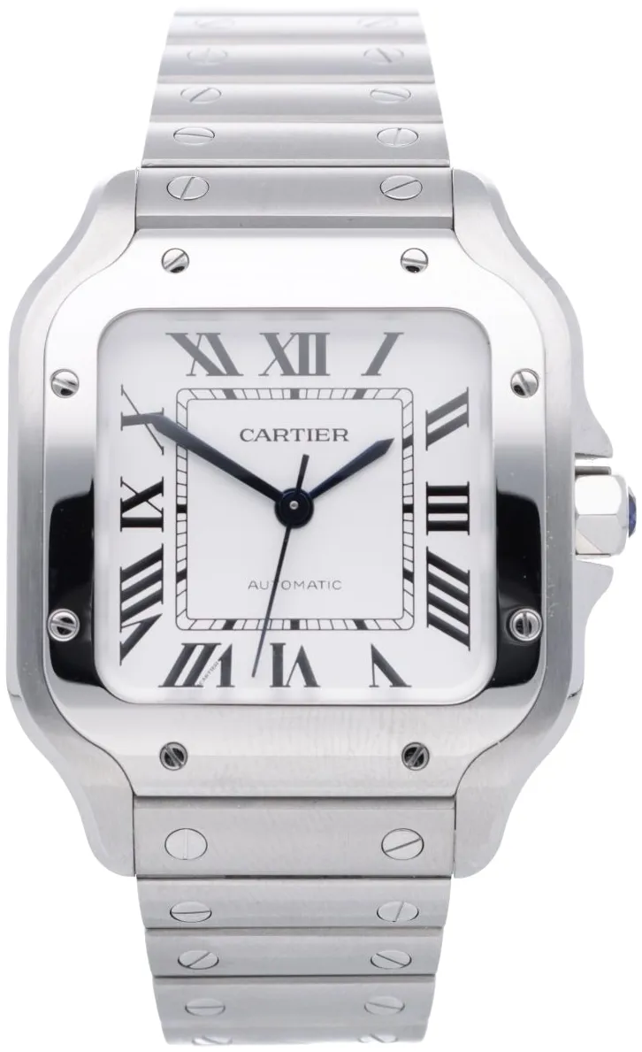 Cartier Santos WSSA0029 35mm Stainless steel White