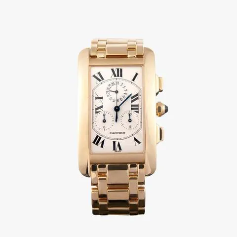 Cartier Tank 1730 26mm Yellow gold White