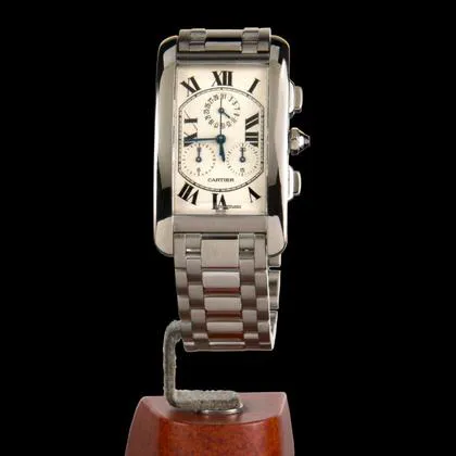 Cartier Tank 2312 26mm White gold Grey