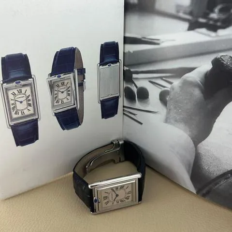 Cartier Tank 2390 25mm Stainless steel Silver 15