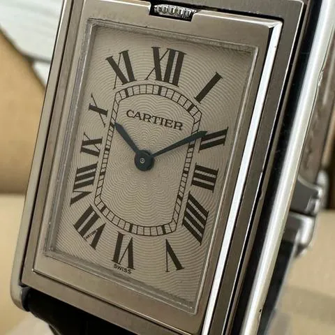 Cartier Tank 2390 25mm Stainless steel Silver 10