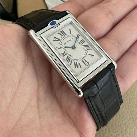 Cartier Tank 2390 25mm Stainless steel Silver 7