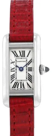 Cartier Tank 2680 28mm White gold White