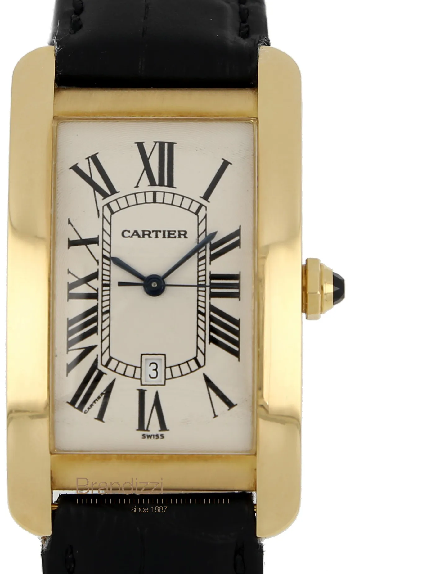 Cartier Tank Américaine 1740 27mm Yellow gold