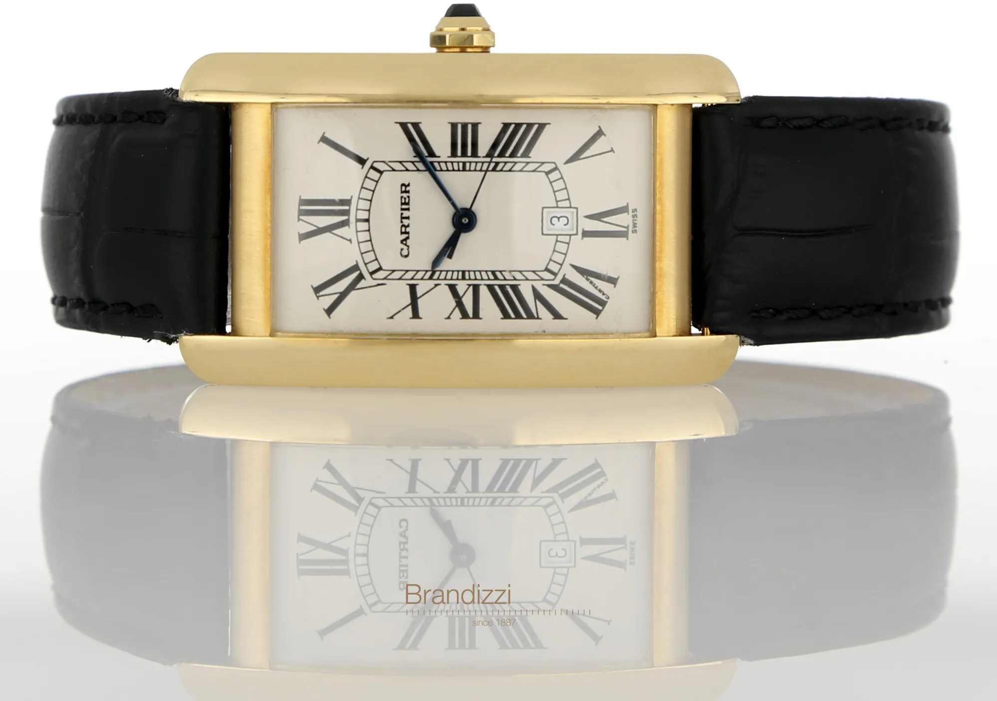 Cartier Tank Américaine 1740 27mm Yellow gold 1