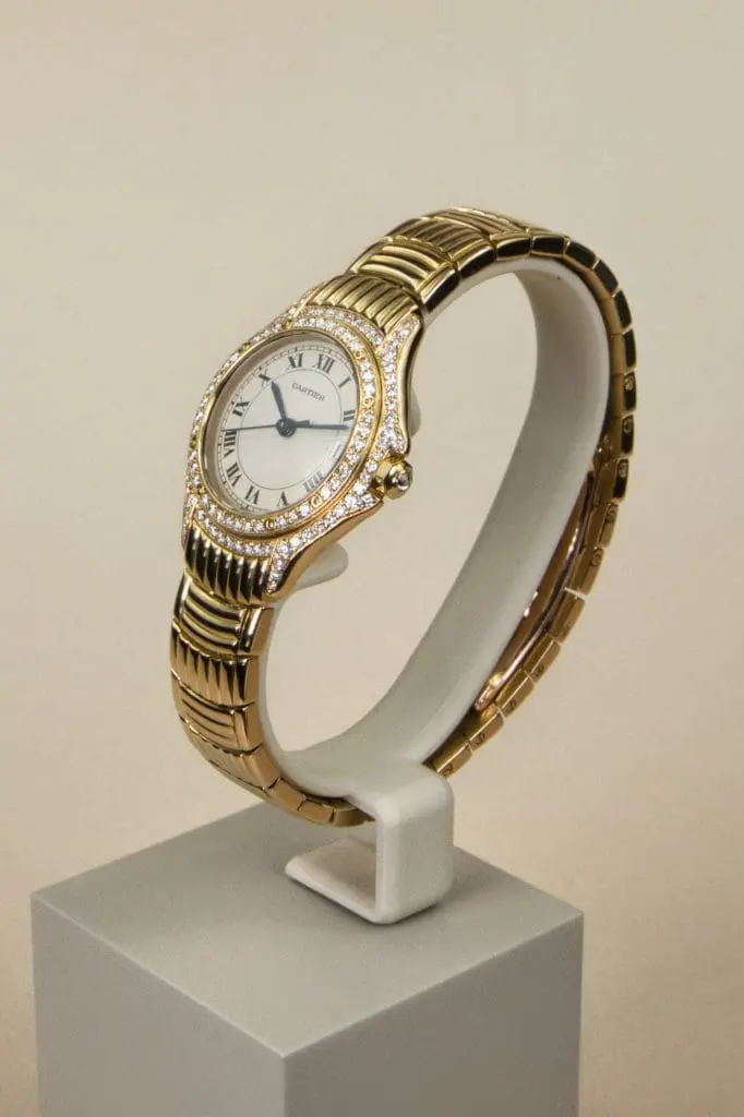 Cartier Tank Française 887907 26mm Yellow gold White 3