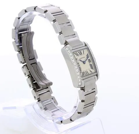 Cartier Tank Française W4TA0008 25mm Stainless steel Silver 3