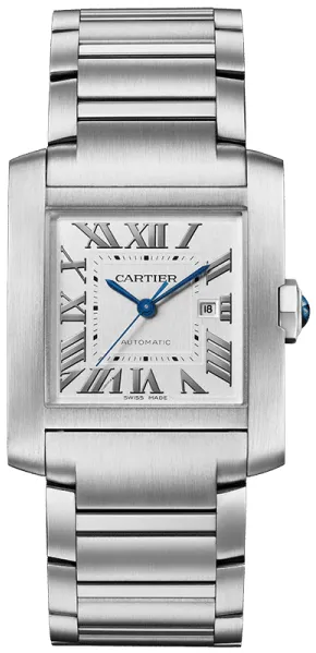 Cartier Tank Française WSTA0067 36.5mm Stainless steel Silver