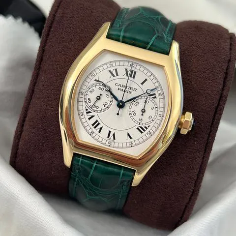 Cartier Tortue 2356 Yellow gold White