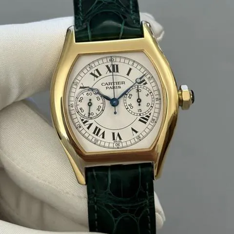 Cartier Tortue 2356 Yellow gold White 1