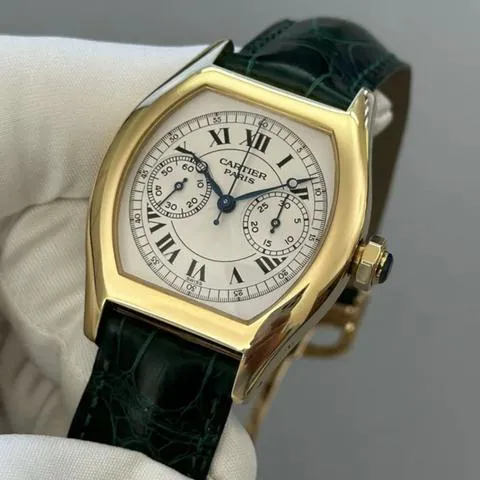 Cartier Tortue 2356 Yellow gold White 6