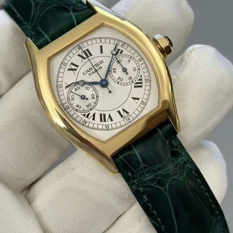 Cartier Tortue 2356 Yellow gold White 10