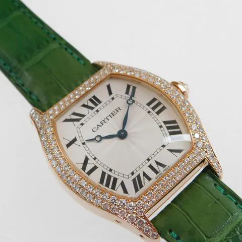 Cartier Tortue 2498 34mm Rose gold White