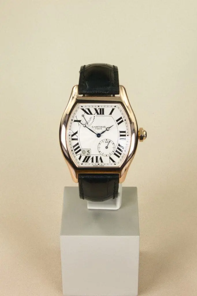 Cartier Tortue W1545851 37mm Rose gold White