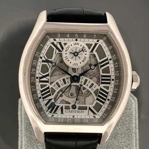 Cartier Tortue W1580048 White gold Silver