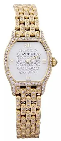 Cartier Tortue 20mm Yellow gold Mother-of-pearl