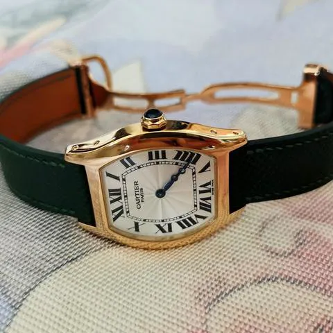 Cartier Tortue 2496D 34mm Yellow gold Silver