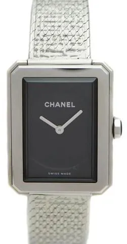 Chanel Boy-Friend H4876 28mm Stainless steel Black