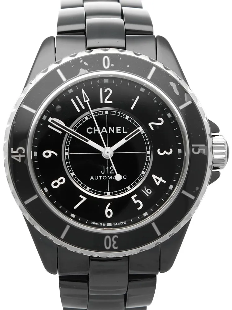 Chanel J12 H5697 38mm Black ceramic Black