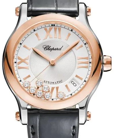 Chopard Happy Sport 278559-6001 36mm Yellow gold and Stainless steel Silver