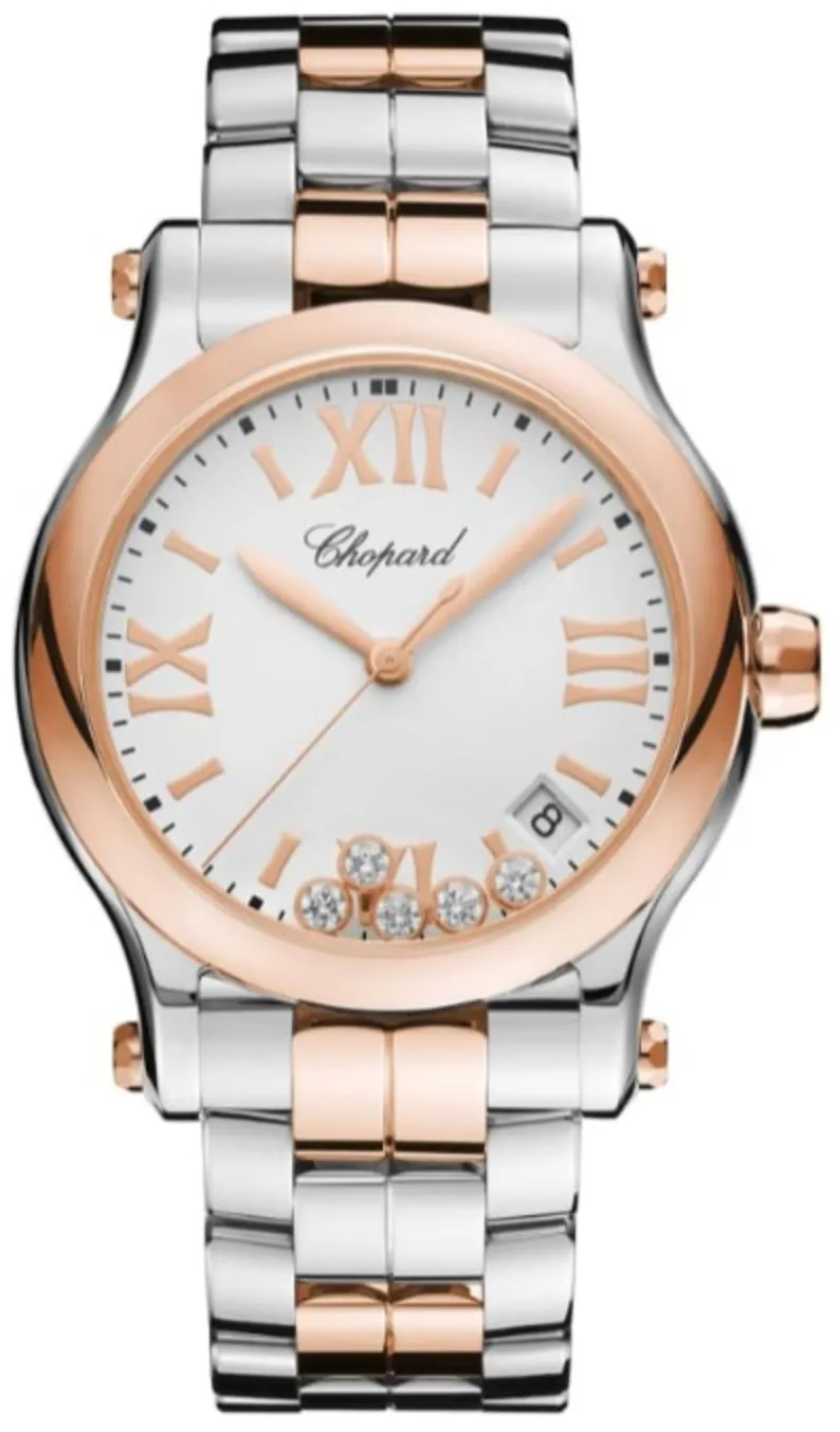 Chopard Happy Sport 278582-6002 36mm Rose gold White 1