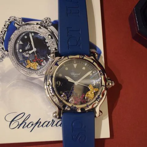 Chopard Happy Sport 28/8347/8-402 38mm Stainless steel Blue