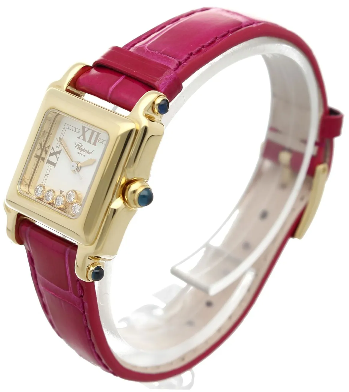 Chopard Happy Sport 30mm Yellow gold White 1