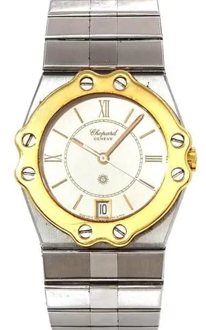 Chopard St. Moritz 8023 32mm Gold/steel White