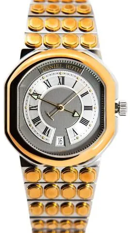 Daniel Roth 177.L.311.012.B3.BD 35mm Yellow gold and Stainless steel White