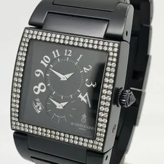 de Grisogono Instrumento Uno 32.5mm Stainless steel Black