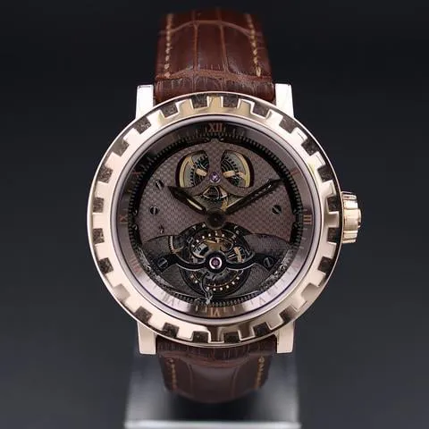 Dewitt Academia AC.8001.53.M952 43mm Rose gold Brown