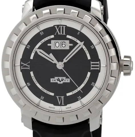 Dewitt Academia NAC.GDE.001.RPB 43mm Stainless steel Black