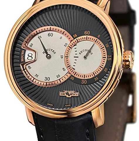 Dewitt Classic CLA.HSA.005 40mm Rose gold Black