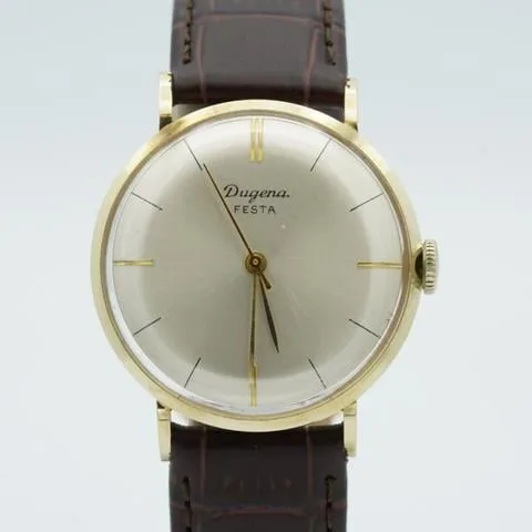 Dugena Festa 34mm Yellow gold