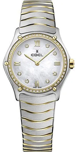 Ebel Classic 1216390A 29mm Yellow gold and stainless steel Mother-of-pearl