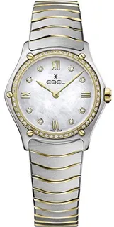 Ebel Classic 1216390A Yellow gold and Stainless steel White