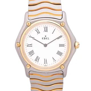 Ebel Classic Wave 181909 Yellow gold and Stainless steel White