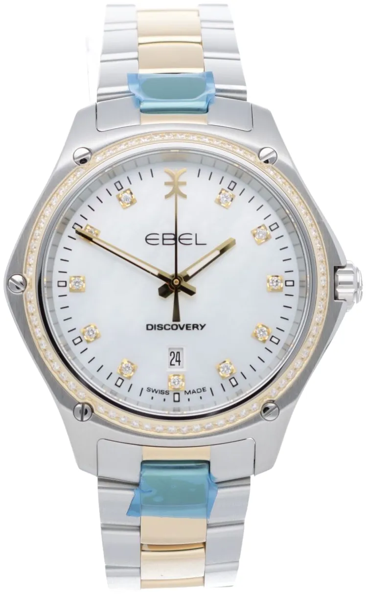 Ebel Discovery 1216550 33mm Yellow gold and stainless steel White
