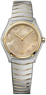 Ebel Sport Classic 1216543 Yellow gold and Stainless steel Beige